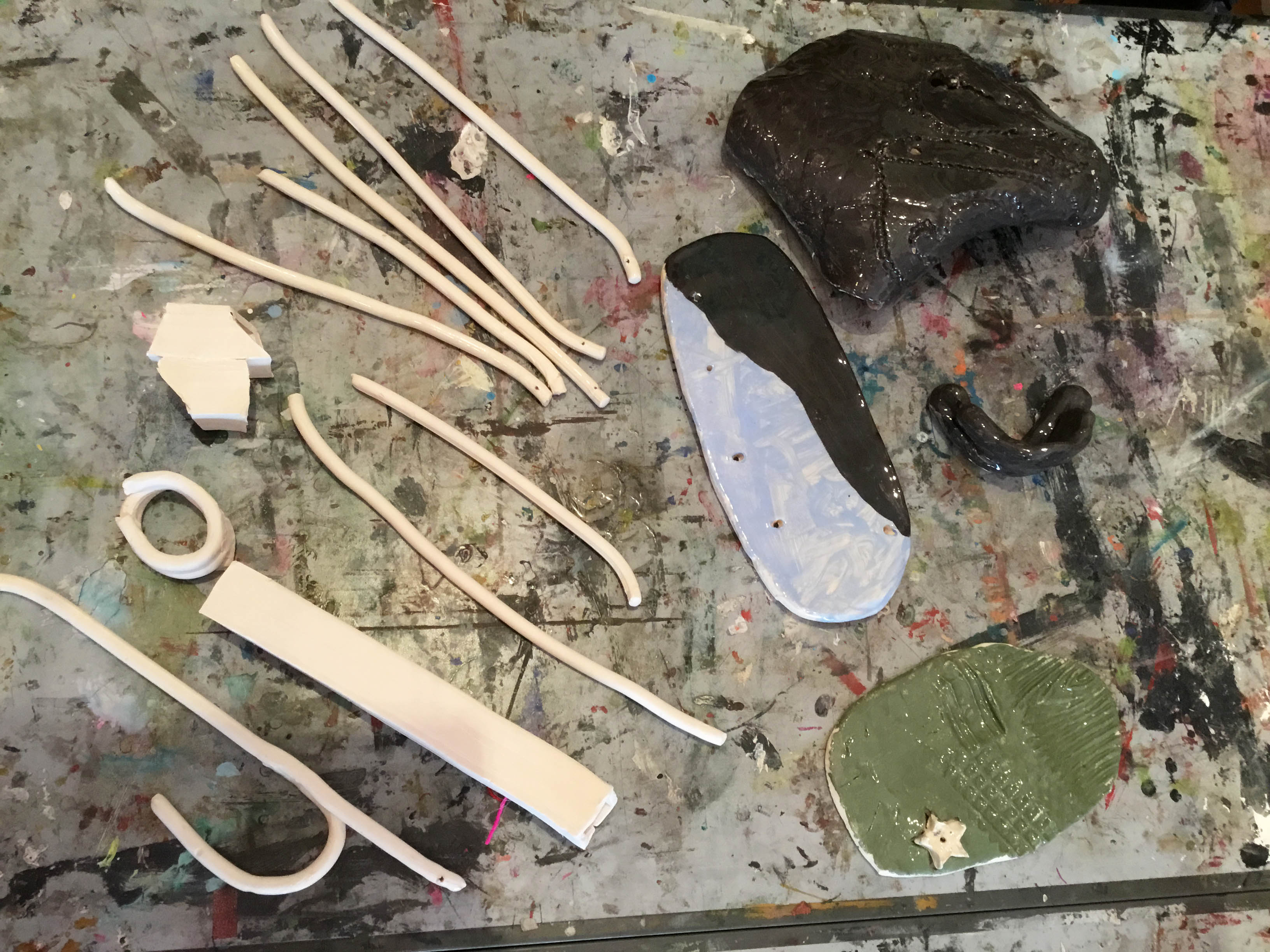 Andrew Omoding ceramics made at Camden Arts Centre