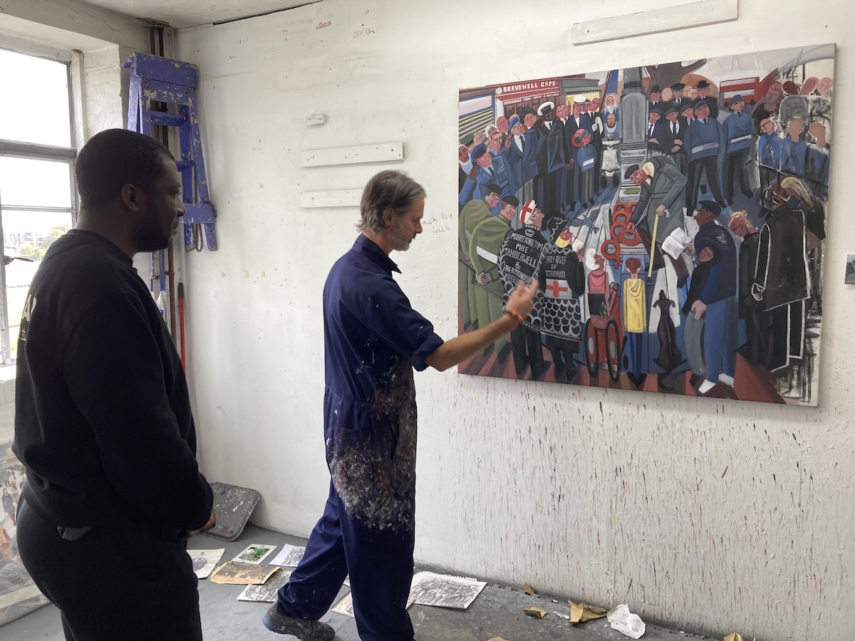 Babajide Brian_Ed Gray studio visit 2