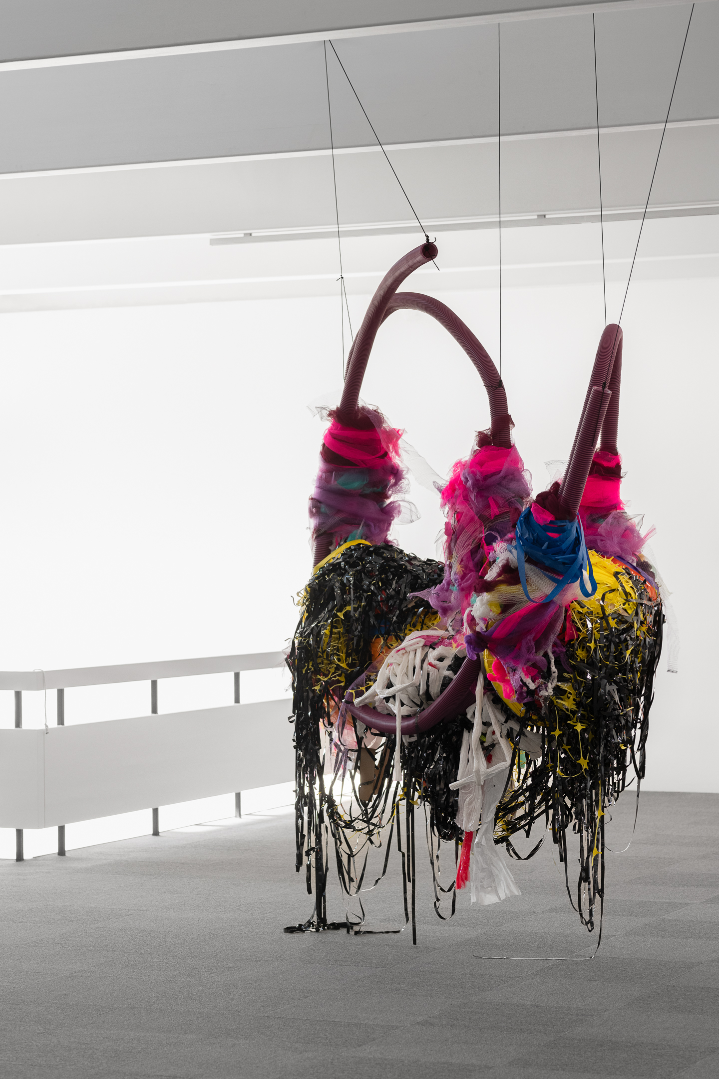 Suspended sculpture by Nnena Kalu