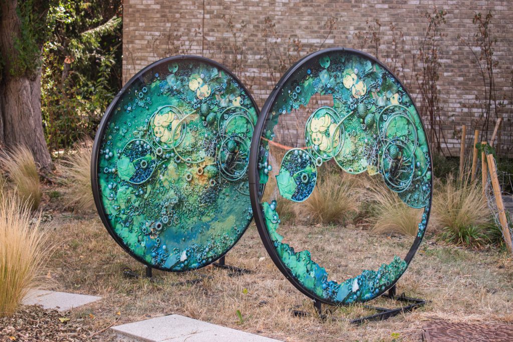 Artwork by Iffah Amaioua, adapted to installation by Christianna Mason. Image courtesy of the Artist and ActionSpace.